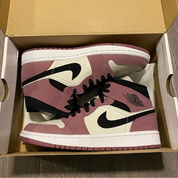 SOLD-Jordan 1 Mid Mulberry - Picture 2 of 2